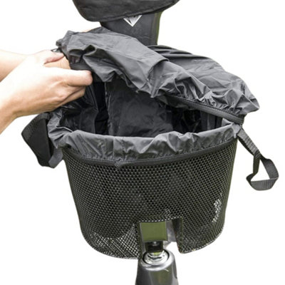Speedwellstar Waterproof Mobility Basket Liner And Cover Scooter Black Handles Front Fitted Bag from B&Q