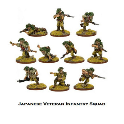 Warlord Games Japanese Veteran Infantry SquadBrand New And Sealed from B&Q