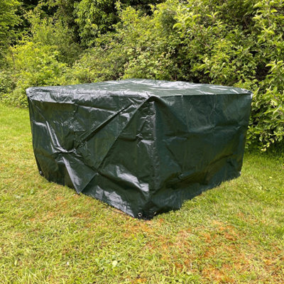 Garden Selections Waterproof Large 4 Seater Garden Cube Rattan Furniture Cover (1.35M) from B&Q