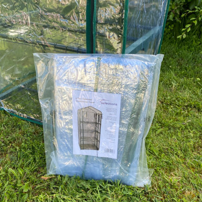 Garden Selections 4 Tier Mini Greenhouse Clear View Replacement Cover from B&Q