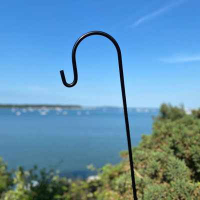 Selections Pair Of Garden Shepherds Crook Black Metal Border Hooks (2.18M) from B&Q