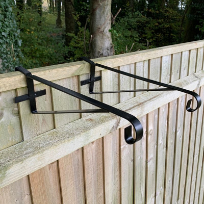 Selections Hanging Basket Brackets For Wooden Fence Panels (Set Of 4) - Image 3