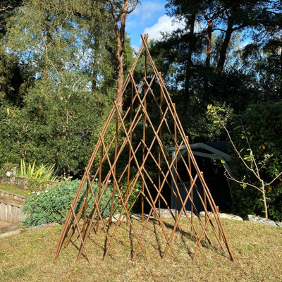Selections Expanding Willow Garden Obelisk (1.2M) Ideal For Climbing Plants from B&Q