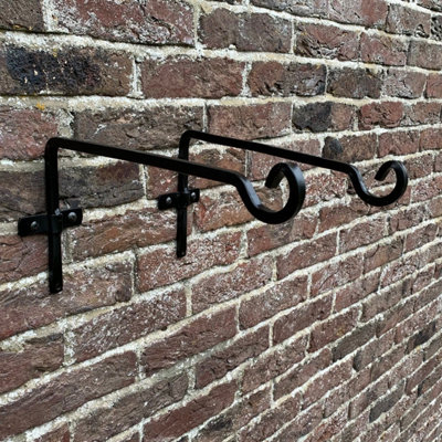 Selections Metal Square Hanging Basket Brackets (29Cm) Set Of 2 from B&Q