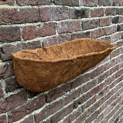 Selections Preformed Coco Wall Trough Planter Liner (60Cm) from B&Q