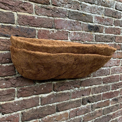Selections Pack Of 2 Extra Deep Coco Wall Trough Garden Planter Liners (60Cm) - Image 3