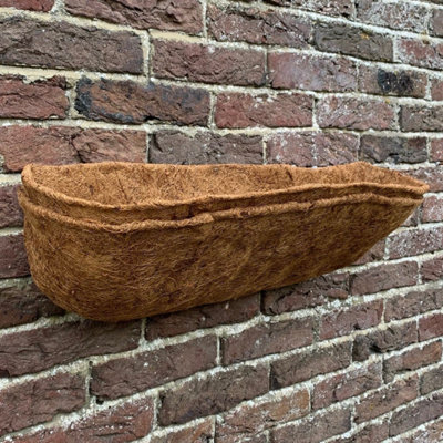 Selections Preformed Coco Wall Trough Planter Liner (60Cm)Pack Of 2 from B&Q