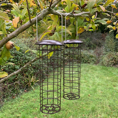 B&Q -  Metal Hanging Fat Ball Garden Bird Feeders (Set Of 2)
