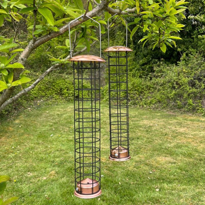 Suet Fat Ball Bird Feeder Large Metal Hanging Loop Wild Garden Birds (Set of 2) - Image 2