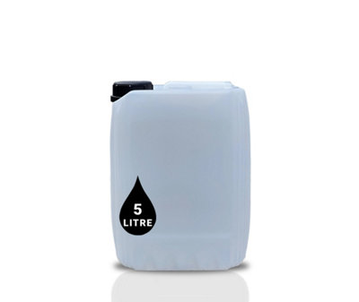B&Q -  5L Plastic Water Container Jerry Can Un Certified Food Grade Ideal For Outdoor CampingEmergency And Industrial Use