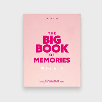 Suck Uk Unisex Pink Big Book Of Memories - Image 3