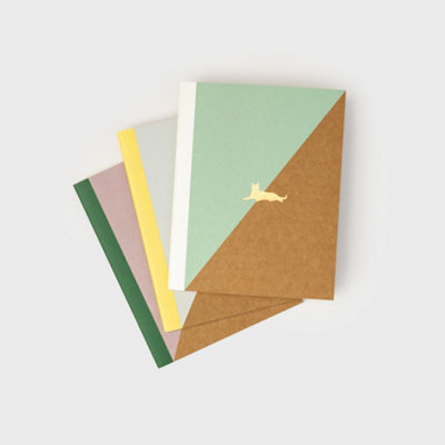 Suck Uk Set Of 3 Cat A5 Notebooks from B&Q