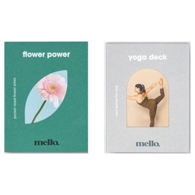 Suck Uk Mello Yoga Deck & Mello Flower Power Set from B&Q