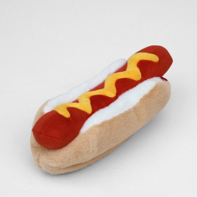 Suck Uk Plush Hot Dog Shaped Case With Gold Zip from B&Q