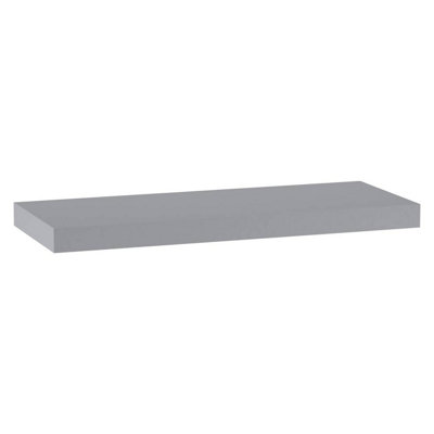 Urbn-Living GreySet Of 1Floating Wooden Wall Shelves60X23.5Cm from B&Q
