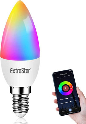 Extrastar E14 6W Wifi Led Smart Light Bulb