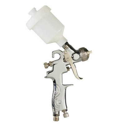 Fmt9300/1.2 Hvlp Gravity Feed Spray Gun With 125Ml Paint Pot. 1.2mm Aircap from B&Q
