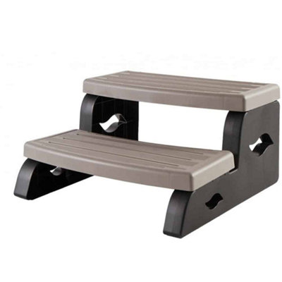 Leisure Concepts Durastep Ii Grey Hot Tub Steps from B&Q