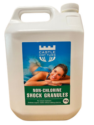 5Kg Castle Hot Tubs Non-Chlorine Shock Granules from B&Q