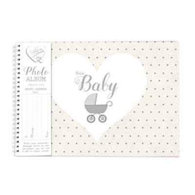 Said With Sentiment Photo AlbumNew Baby from B&Q