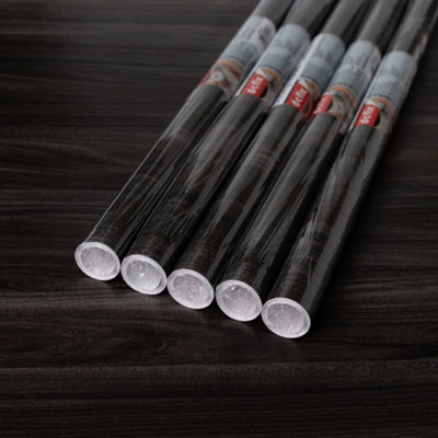 D-C-Fix Woodgrain Sangallo Lava Self Adhesive Vinyl Wrap Film For Kitchen Doors And Worktops 2M(L) 67.5Cm(W) Pack Of 5 Rolls