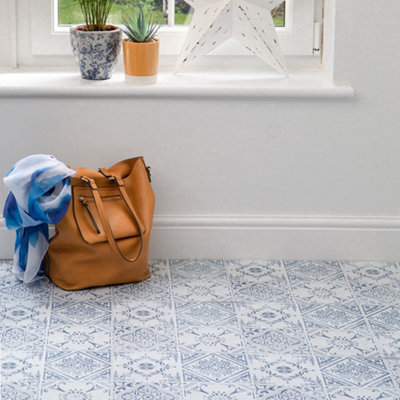D-C-Fix Vintage 30.48 X 30.48Cm Self-Adhesive Vinyl Floor Tiles Pack 33 (3Sqm) from B&Q