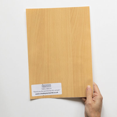 D-C-Fix Tirol Beech A4 Sample Self-Adhesive Vinyl Wrap For Doors And Worktops from B&Q