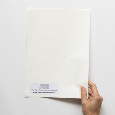 D-C-Fix Whitewood A4 Sample Self-Adhesive Vinyl Wrap For Doors And Worktops from B&Q