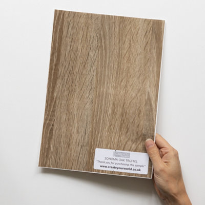D-C-Fix Sonoma Oak Truffel A4 Sample Self-Adhesive Vinyl Wrap For Doors And Worktops from B&Q