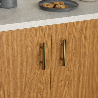 B&Q -  Oak Light 67.5Cm X 2M Self-Adhesive Vinyl Wrap For Doors And Worktops