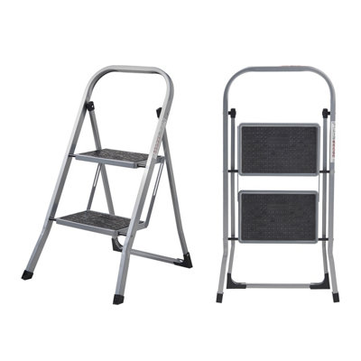 Masterworks 3 Step Ladder - Grey / 81Cm - Image 3
