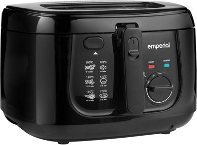 Emperial Deep Fat Fryer Electric 2.5L Chip Pan Basket Oil Fry Non Stick1800W from B&Q