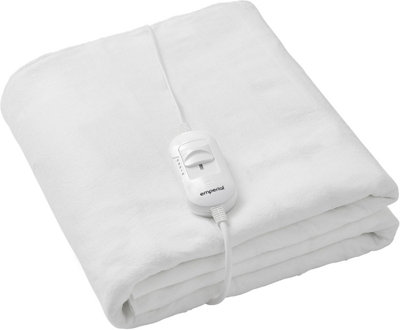Emperial Electric Blanket Single Heated Fitted Underblanket Washable65X135Cm from B&Q