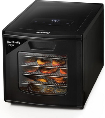 Emperial Food Dehydrator 5 Tier Digital Food Dryer Stainless Steel Trays650W from B&Q