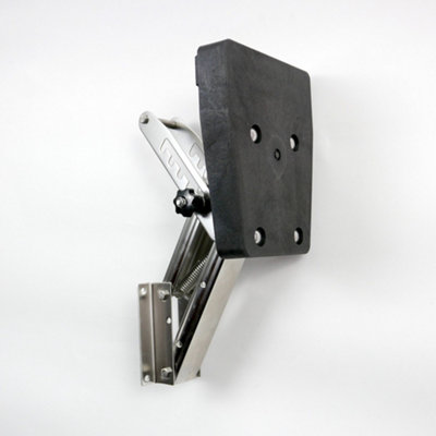 Stainless Steel Auxiliary Outboard Motor BracketMax 20Hp 30KgFor BoatYachtMarine Applications from B&Q