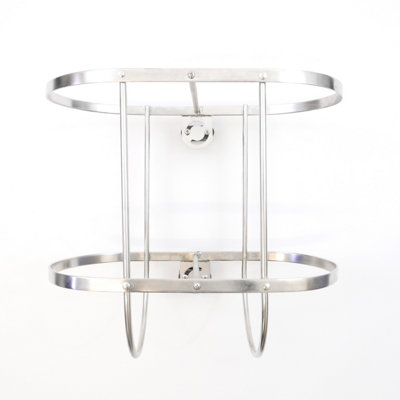 Stainless Steel Double Fender HolderFor Fender Dia. 5.6 InchFor BoatYachtMarine Applications from B&Q