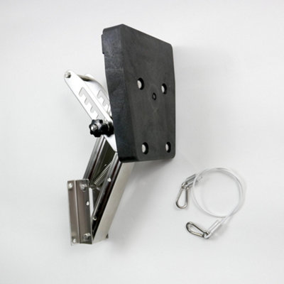 Outboard Motor BracketMax 20Hp 30Kg + Free Safety CableFor BoatYachtMarine Applications from B&Q