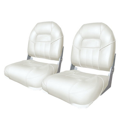 Pair Of Premium Centurion Boat SeatWhite StyleFor BoatYachtMarine Applications from B&Q