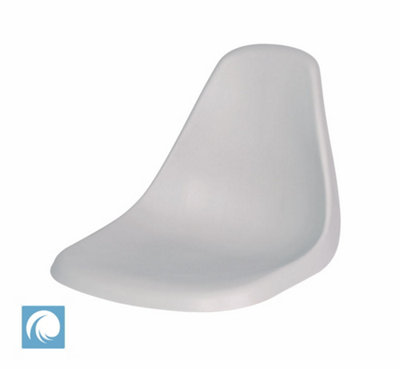 All Weather Outdoor Molded Bucket SeatGrey ColourFor BoatYachtMarine Applications from B&Q