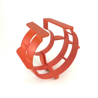 Outboard Propeller GuardSize: 11" (Orange)Fits 20Hp-35HpFor BoatYachtMarine Applications from B&Q