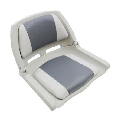 Lightweight Folding Boat SeatGrey Charcoal StyleFor BoatYachtMarine Applications from B&Q