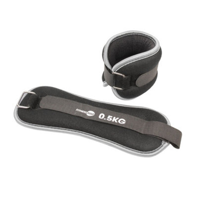 Fitness-Mad Wrist and Ankle Weights - 2 x 0.5kg - Neoprene with Iron Sand Filling - Image 13