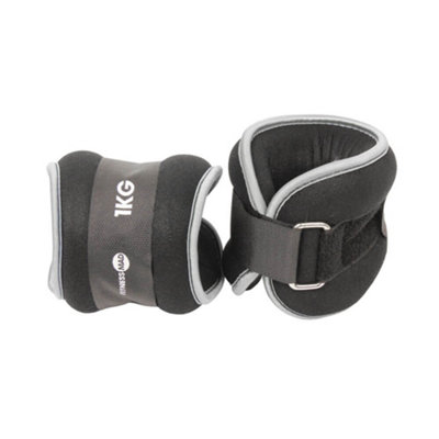 Fitness Mad Unisex Black Neoprene Ankle Wrist Weights 2 X 1Kg In - Image 11