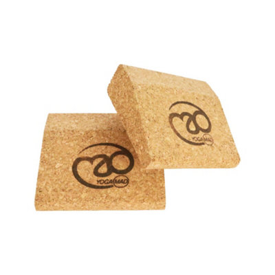 Fitness Mad Green Yoga Mad Mini Cork Yoga Wedge (Pack Of 2) - Image 4