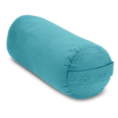 Fitness Mad Buckwheat Yoga Bolster 61Cm X 23Cm100% Cotton CoverAdjustable Buckwheat Filling from B&Q