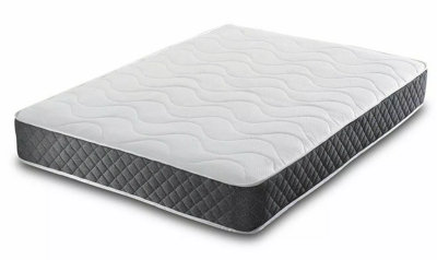 Direct Furniture Suppliers Ltd 5Ft Kingsize Hybrid Mattress8 Inch (20Cm) ThickSpring & Memory FoamMedium-Firm Orthopaedic Support150X200Cm from B&Q