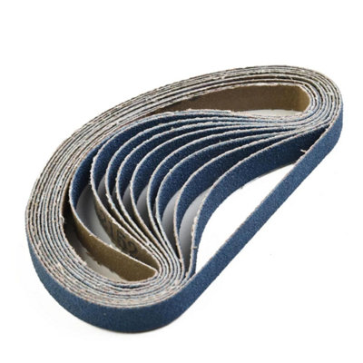 Abtec 13mm X 610mm P120 Zirconia Abrasive Sanding Belts. Price Per 25 Belts. from B&Q