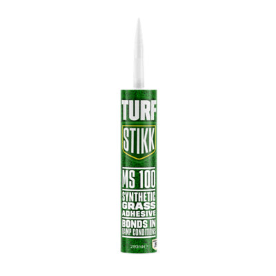 B&Q -  Ms100  Solvent Free Fast Curing Artificial Grass Adhesive Green 290Ml 5 Boxes (60 Cartridges)
