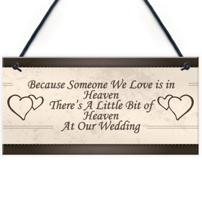 Ocean Wedding Decoration Plaque Heaven At Our Wedding Shabby Chic Sign Reception Decor Gift Mr Mrs Couple Present Red