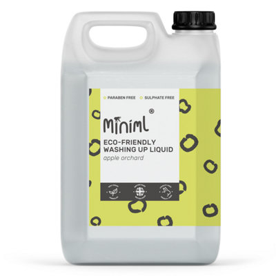 Miniml Refreshing Apple Washing Up Liquid – 5L Refill For Eco-Friendly Dishwashing - Image 9